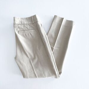 Banana Republic Womens Sloan Fit Stretch Trouser Ankle Pants Khaki Tan Size 8